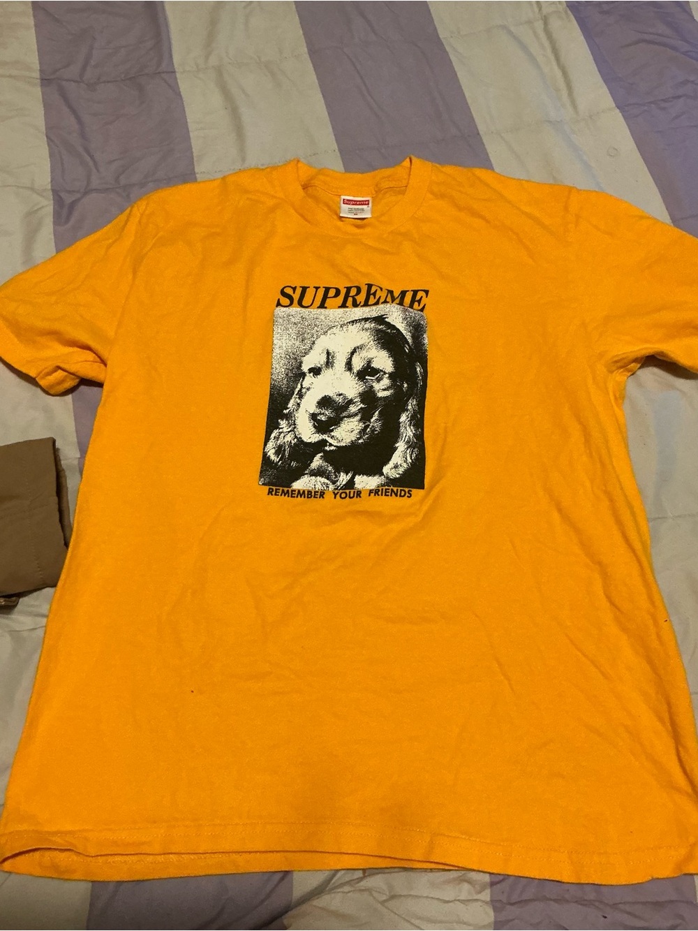 Supreme Yellow Dog Graphic Long Sleeve Tee